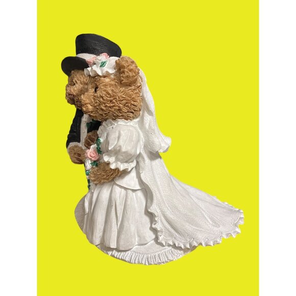 The Windsor Bears Of Cranbury Commons Mr. & Mrs. Windsor Wedding Figurine 1991 - Picture 3 of 11